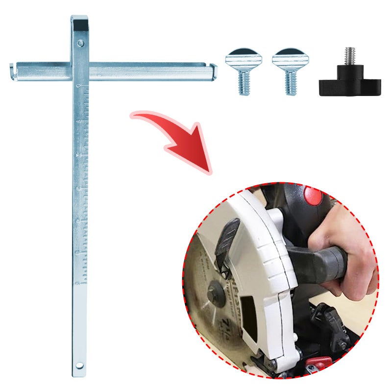 Hugexpen 49-22-4146 for Milwaukee Circular Saw Rip Fence Guide Kit Replaces 6405-6, 6390-20, 6390-21, 6394-21, 6460 Skateplate Circular Saw Guide - Image 3